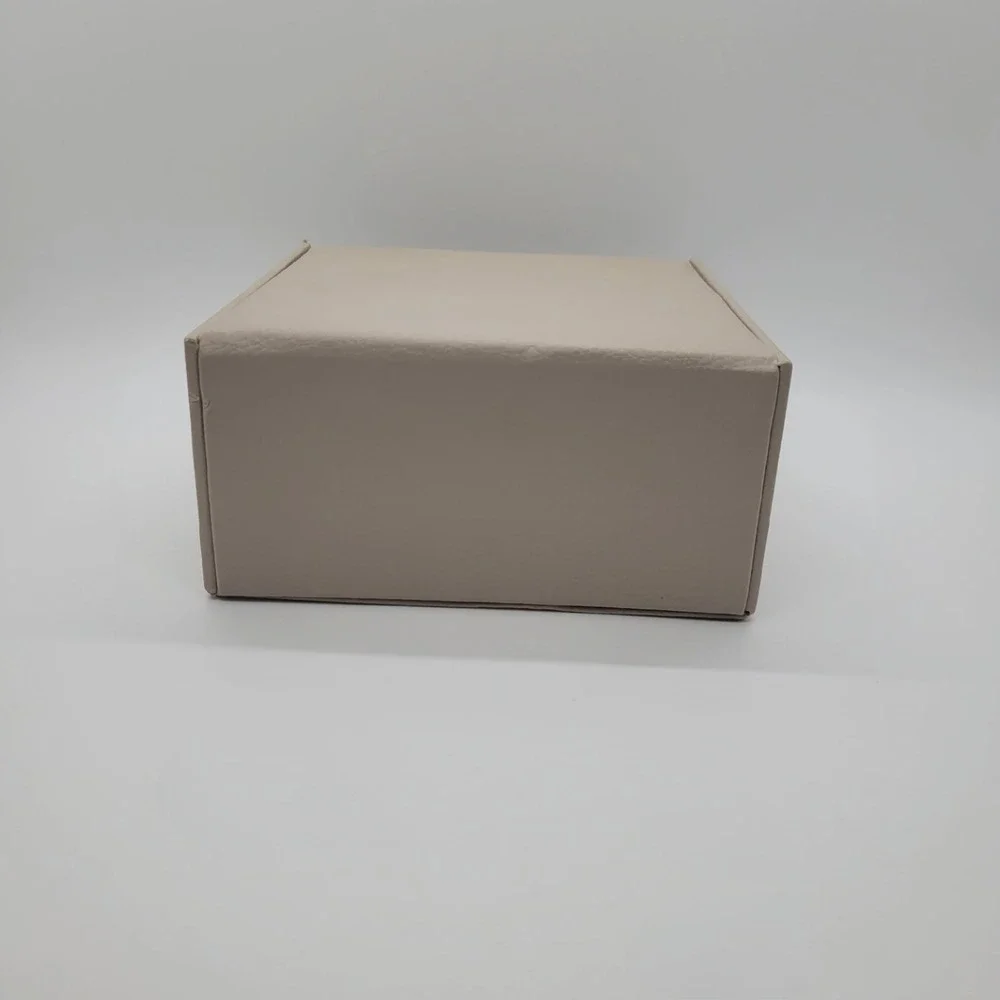 Brighton Follow Your Heart Pebbled Faux Leather Square Jewelry Box Silver Heart